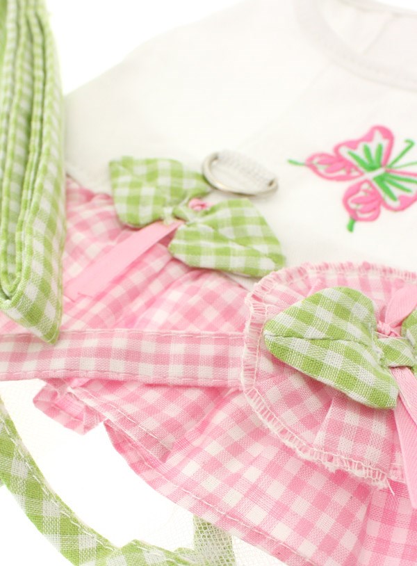 Butterfly - Klänning Med Koppel, Hatt och Integrerad Sele