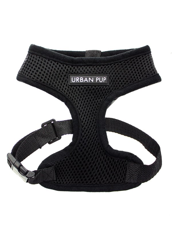 Jet Black Soft Mesh Hundsele