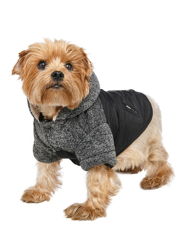 Cheviot Tweed Trimmed Parka - Hundtäcke