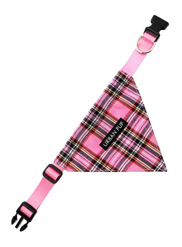 Pink Tartan Bandana