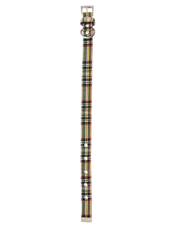 Brown Tartan Hundhalsband