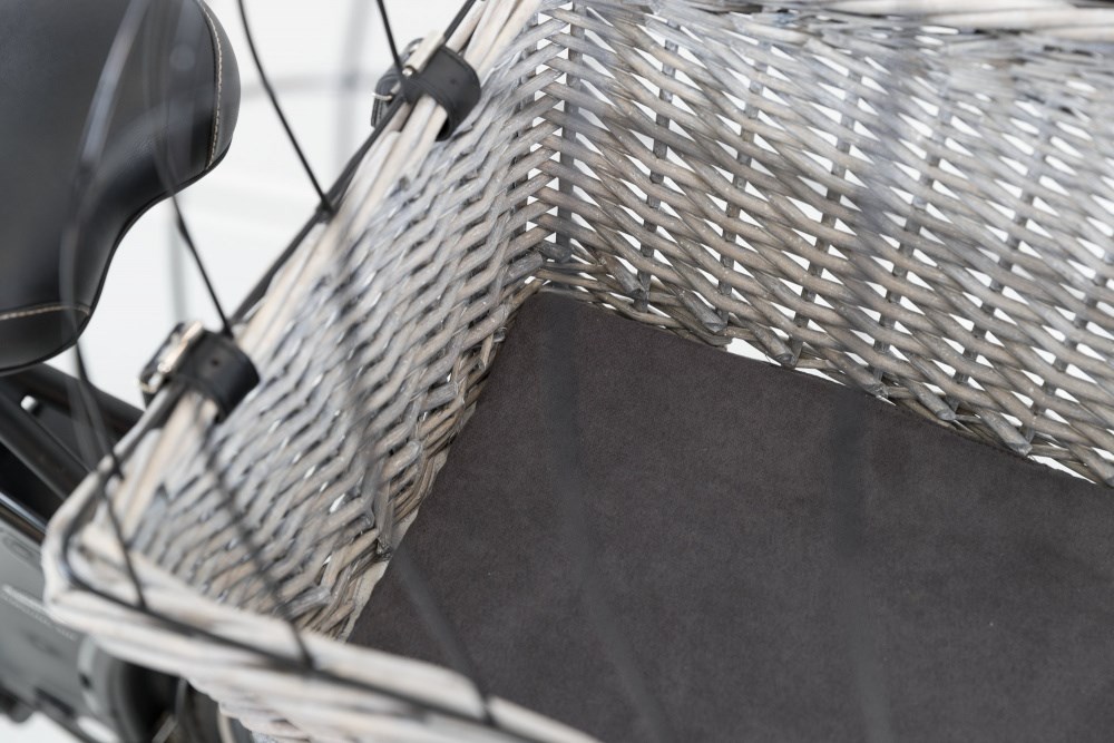 Cykelkorg upp till 8 kg Grå Pil - För Pakethållare | Snabba leveranser ...