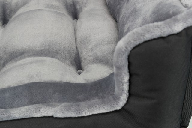 Bilsäte 50×40×50 cm - Svart/Grå