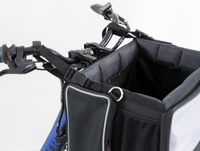 Cykelkorg Front Upp till 6 kg - Svart/Grå