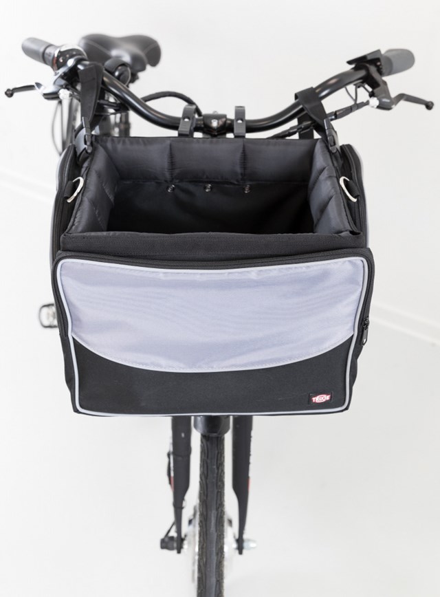 Cykelkorg Front Upp till 6 kg - Svart/Grå