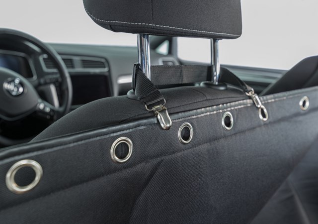 Bilskydd Baksäte Delbar - Svart