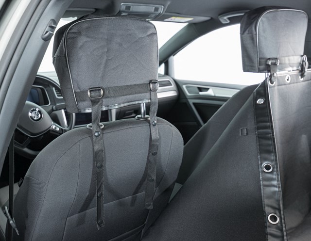 Bilskydd Baksäte Delbar - Svart