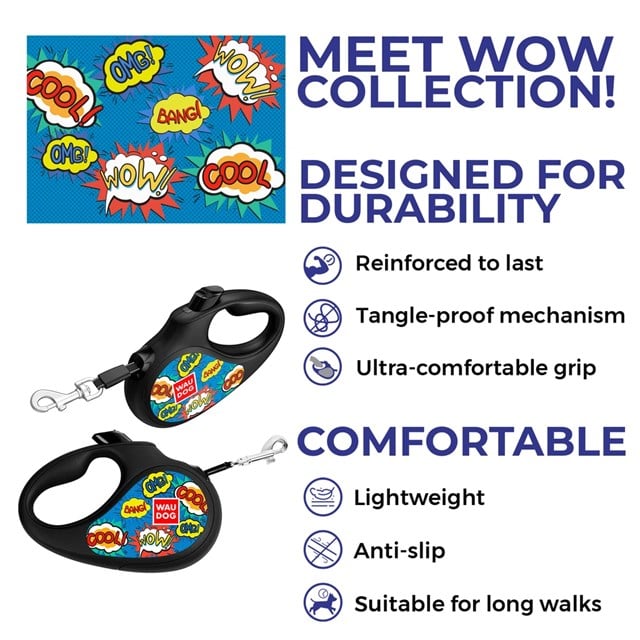 WAUDOG Rullkoppel - Wow Svart