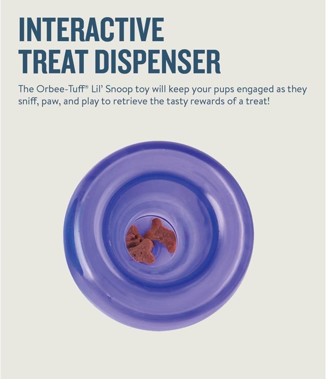 Planet Dog Orbee-Tuff Lil Snoop Aktiveringsleksak - Lila