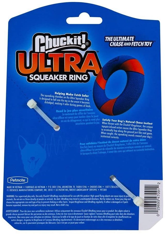 Chuckit Ultra Squeaker Ring