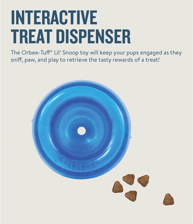 Planet Dog Orbee-Tuff Lil Snoop Aktiveringsleksak - Blå
