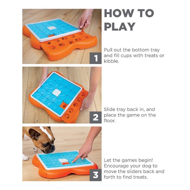 Nina Ottosson Dog Challenge Slider - Aktiveringsleksak