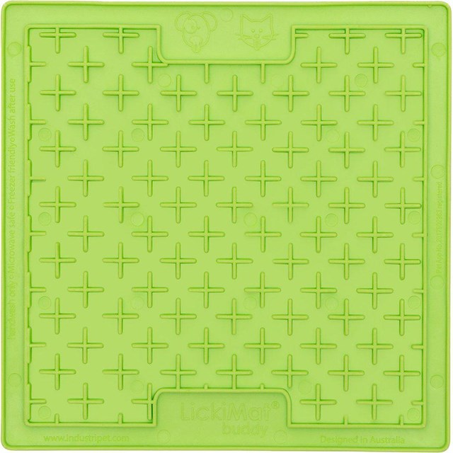 LICKIMAT BUDDY HUNDSKÅL/SLICKMATTA Grön 20x20