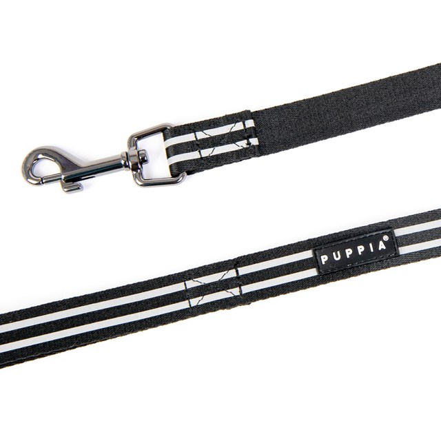 Night Safety Long Lead - Svart Reflexkoppel 3 m