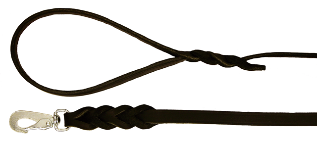 Alac Läderkoppel 180 cm Svart