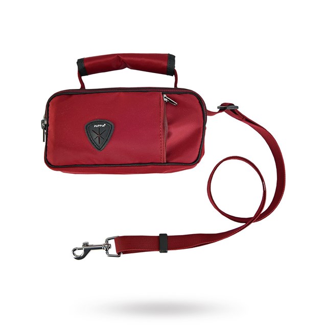 Ashton Hundkoppel Med Väska - Wine