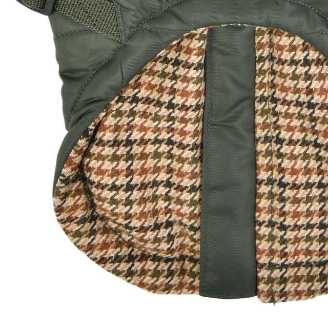 Donavan Khaki  - FODRAT HUNDTÄCKE MED INTEGRERAD SELE