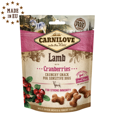 Carnilove Dog Crunchy Snack Lamb Cranberry 200g