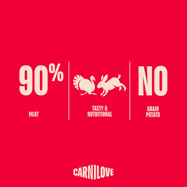 Carnilove Dog Jerky Turkey & Rabbit 100g