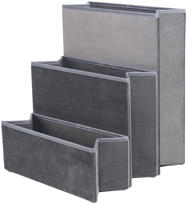 Hundtrappa med förvaring - Grå