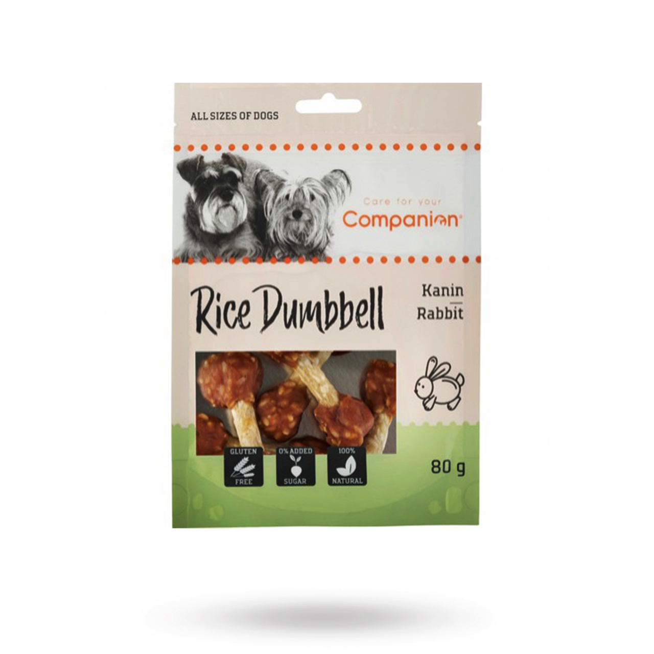 Companion Rabbit Rice Dumbbell 80g | Snabba leveranser & 14 dagars ...
