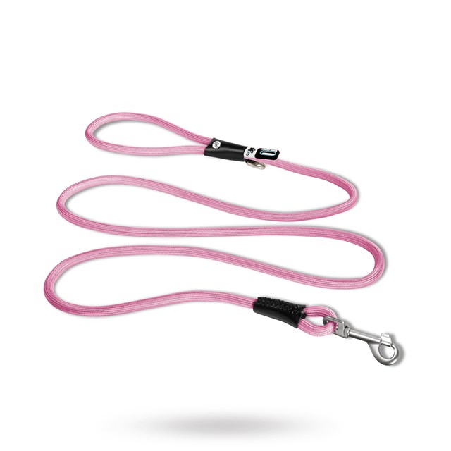 Curli Stretch Comfort Line Elastiskt Hundkoppel - Rosa