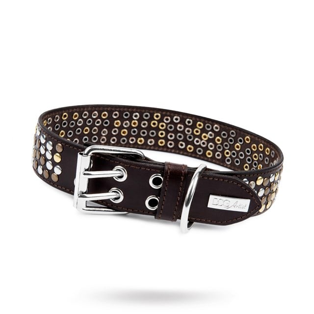 COOLSTUFF Brown - Läder Hundhalsband