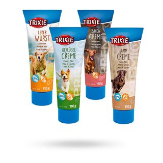 Trixie 4x110 G Paté På Tub - Bacon, Lever, Fågel & Lamm