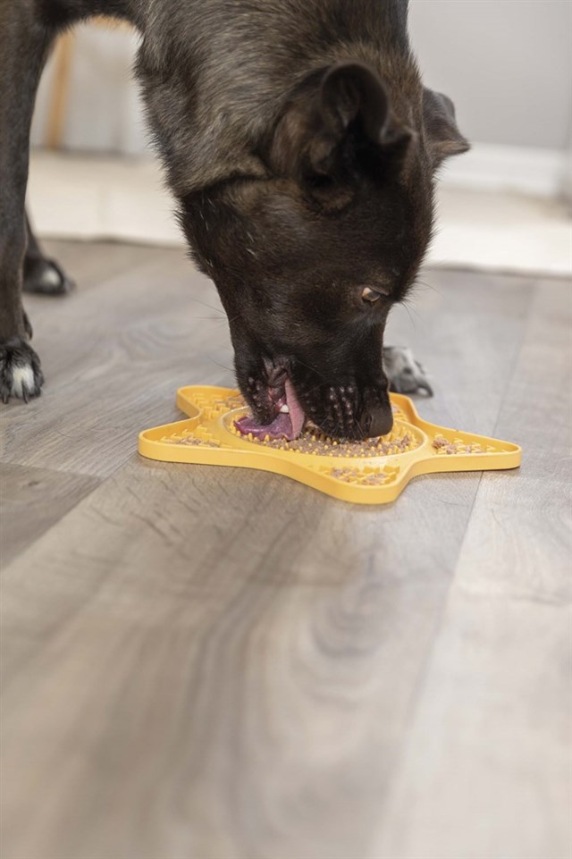 Lick'n'Snack Slickplatta - Gul