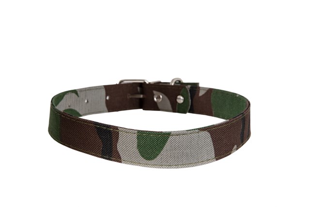 Personligt Hundhalsband 3 cm - Camo