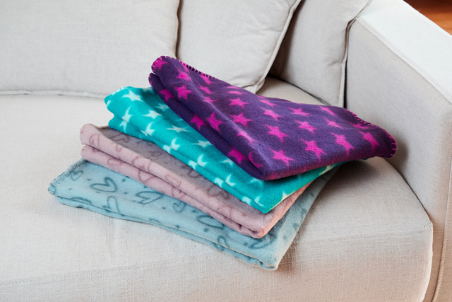 Dogman Filt Hjärta Turkos