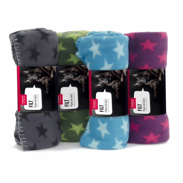 Dogman Filt Stjärna Grå