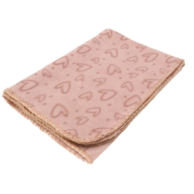 Dogman Filt Hjärta Rosa