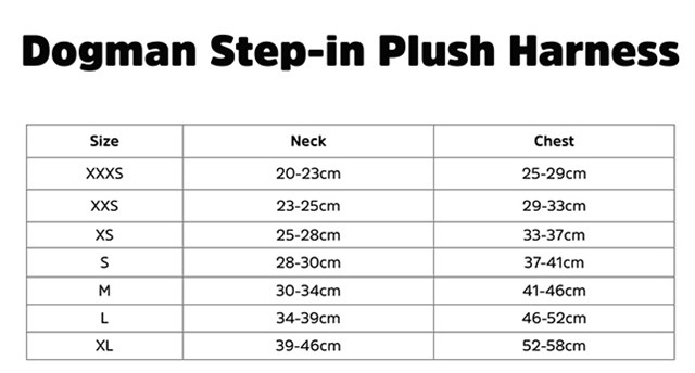Dogman Step-in Plush Hundsele Svart/Brun