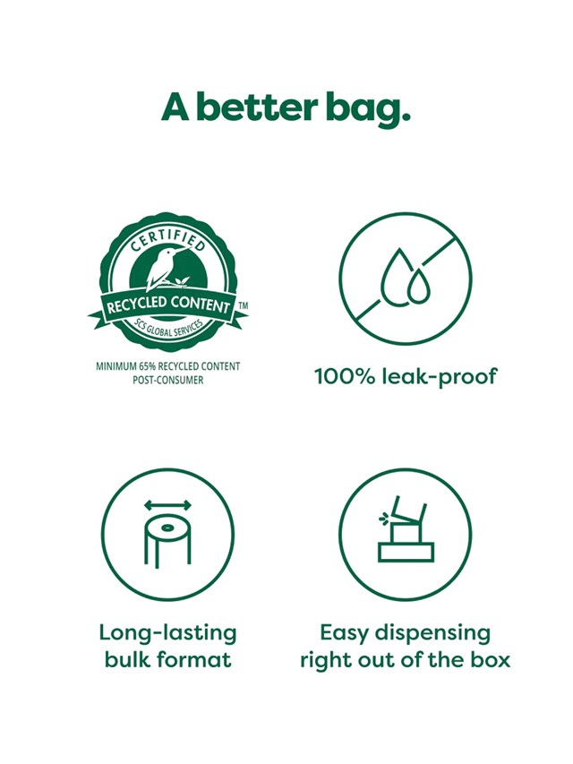 Earth Rated Bajspåsar Single 300 st - Lavendel