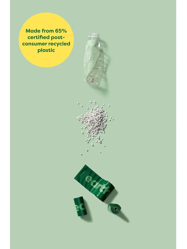 Earth Rated Bajspåsar Refill 15 st - doftfria