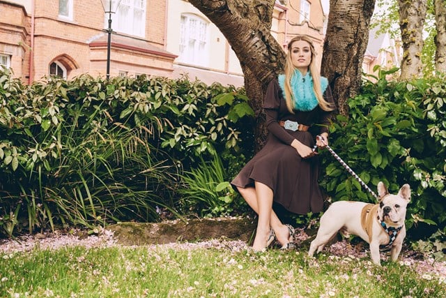 Brown & Blue Argyle - Hundsele