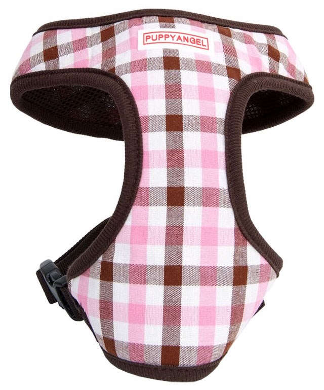 Gingham Girl Brown Sele och Koppel - XL