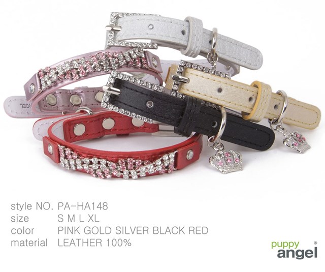 Wavy Crystal Halsband - Svart