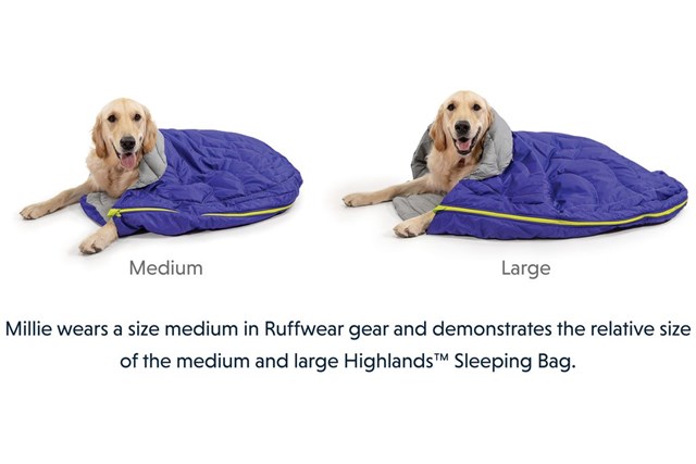Highlands Dog Sleeping Bag Huckleberry Blue Sovsäck