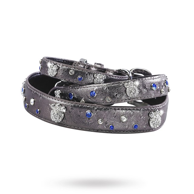 Paws and Sprinkles Halsband Grå