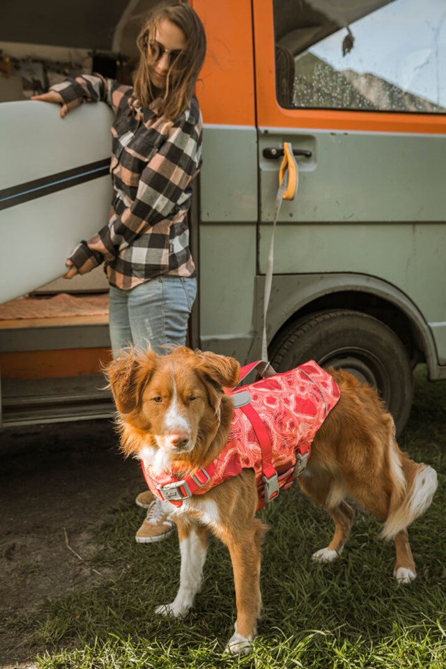 HURTTA LIFE SAVIOR HUNDFLYTVÄST ECO CORAL CAMO