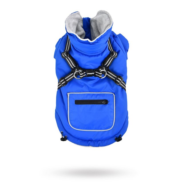 Mallory Royal Blue - Hundtäcke med Integrerad Sele