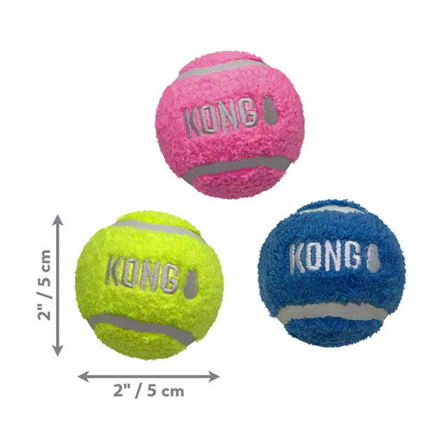 Kong Sport Softies Ball S 3-pack