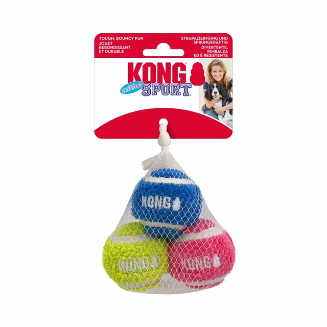 Kong Sport Softies Ball S 3-pack