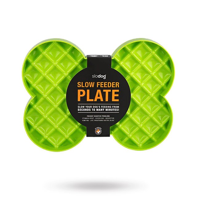 Lickimat Slow Feeder SloDog - Grön
