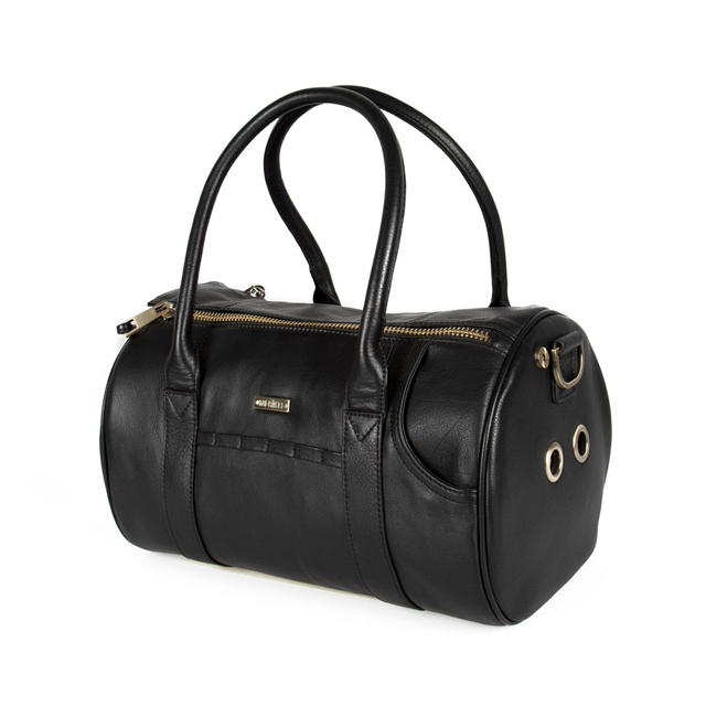 MERÏKH Hundväska Läder - Svart