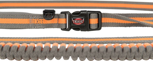 Joggingkoppel 133-180 cm - Grå/Papaya