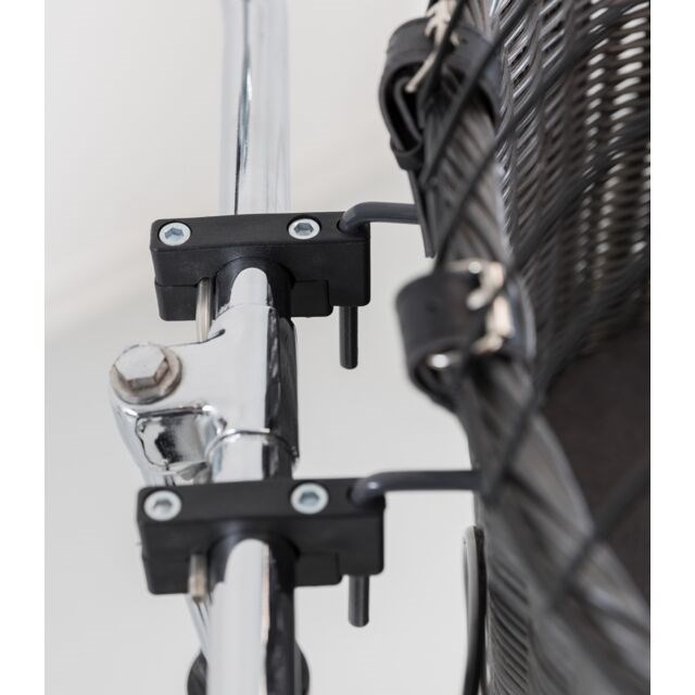 Cykelkorg front med galler upp till 5kg - Antracit