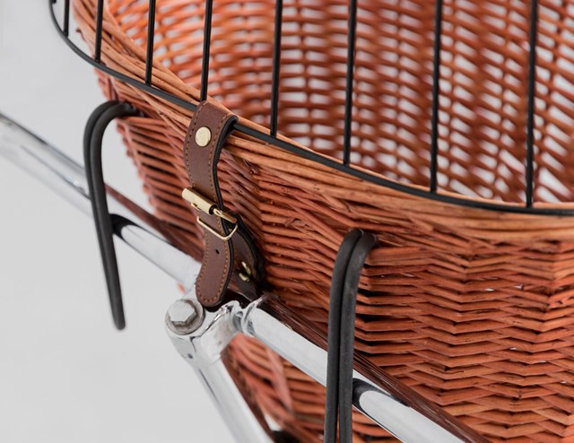 Cykelkorg med galler upp till 5kg - Brun